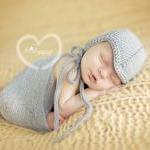 -- Norwegian Aviator Newborn Photography Prop Baby..