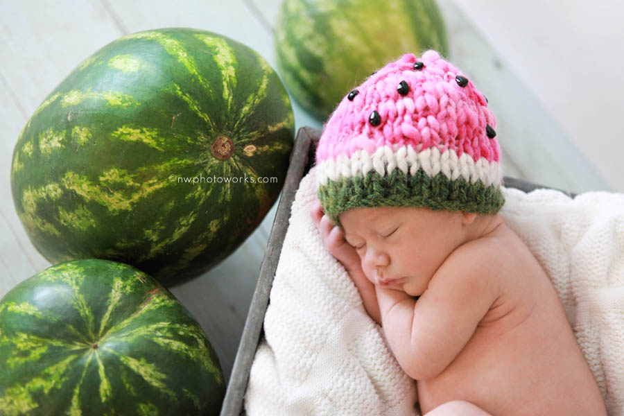  Watermelon Baby Hat Photography Prop on Luulla